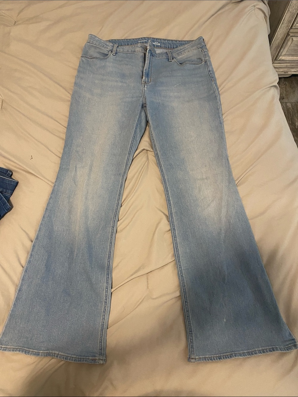 Old Navy Light Blue Flare Jeans - Women's Retro Wide Leg